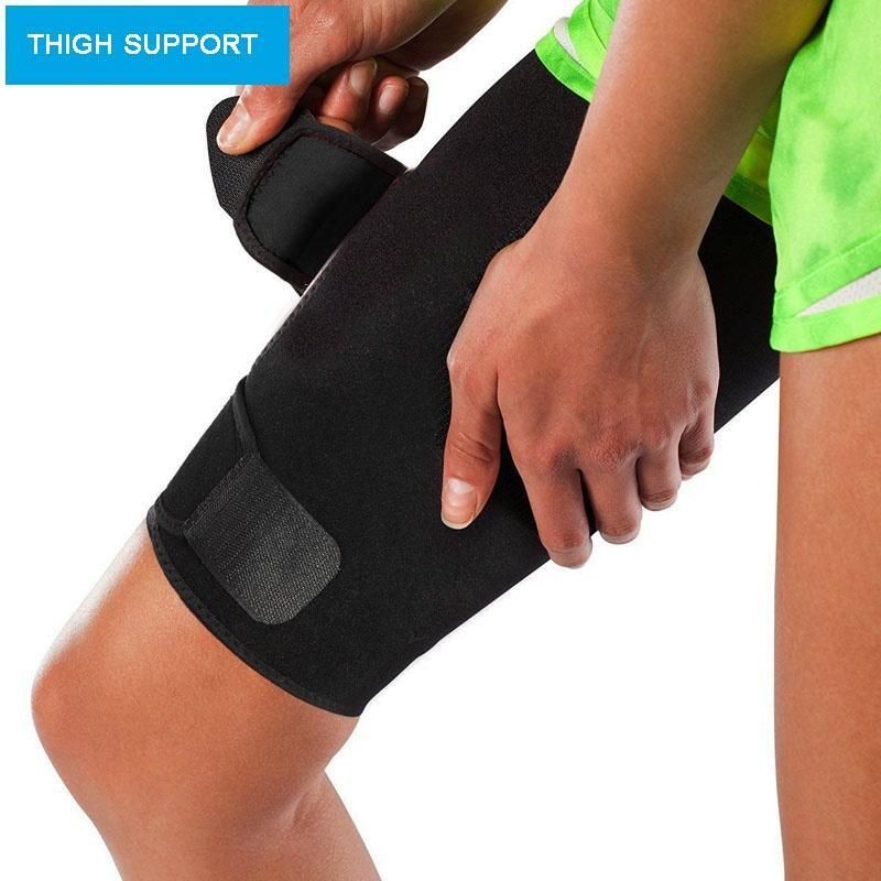Thigh Brace Hamstring Thigh Wrap Compression Sleeve Trimmer Thigh Support