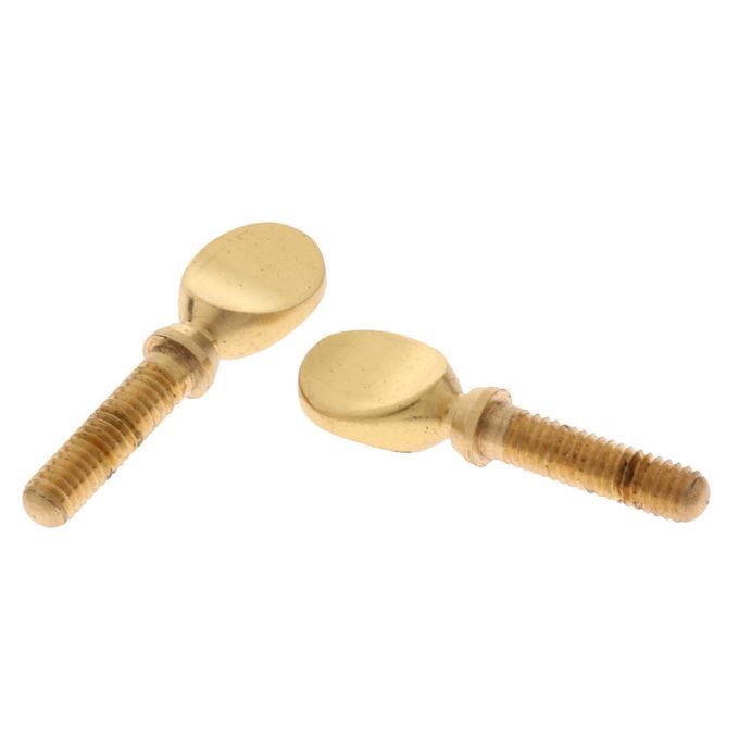 MagiDeal 2pcs Of Pack Sax Tightening Screws Clarinet Clamp Screws Gold