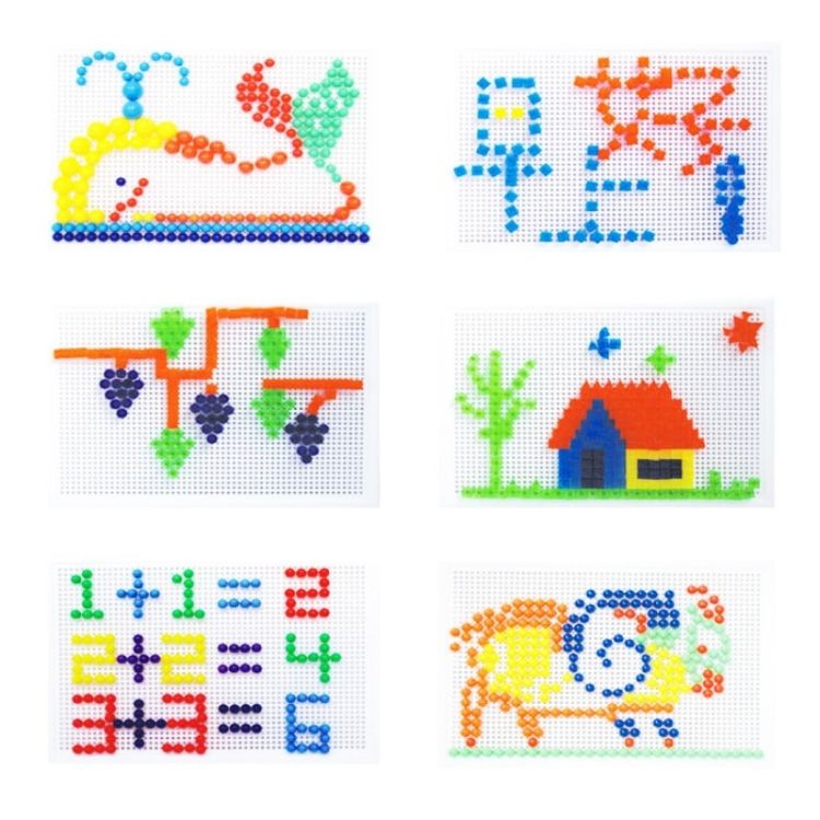 3 Sets Children Board Toys 296 In 1 3 Sets / Blue