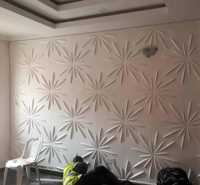 Adore Decor Eco Friendly Star Design 3D Wall Panel; Wallpanel For Home And Office