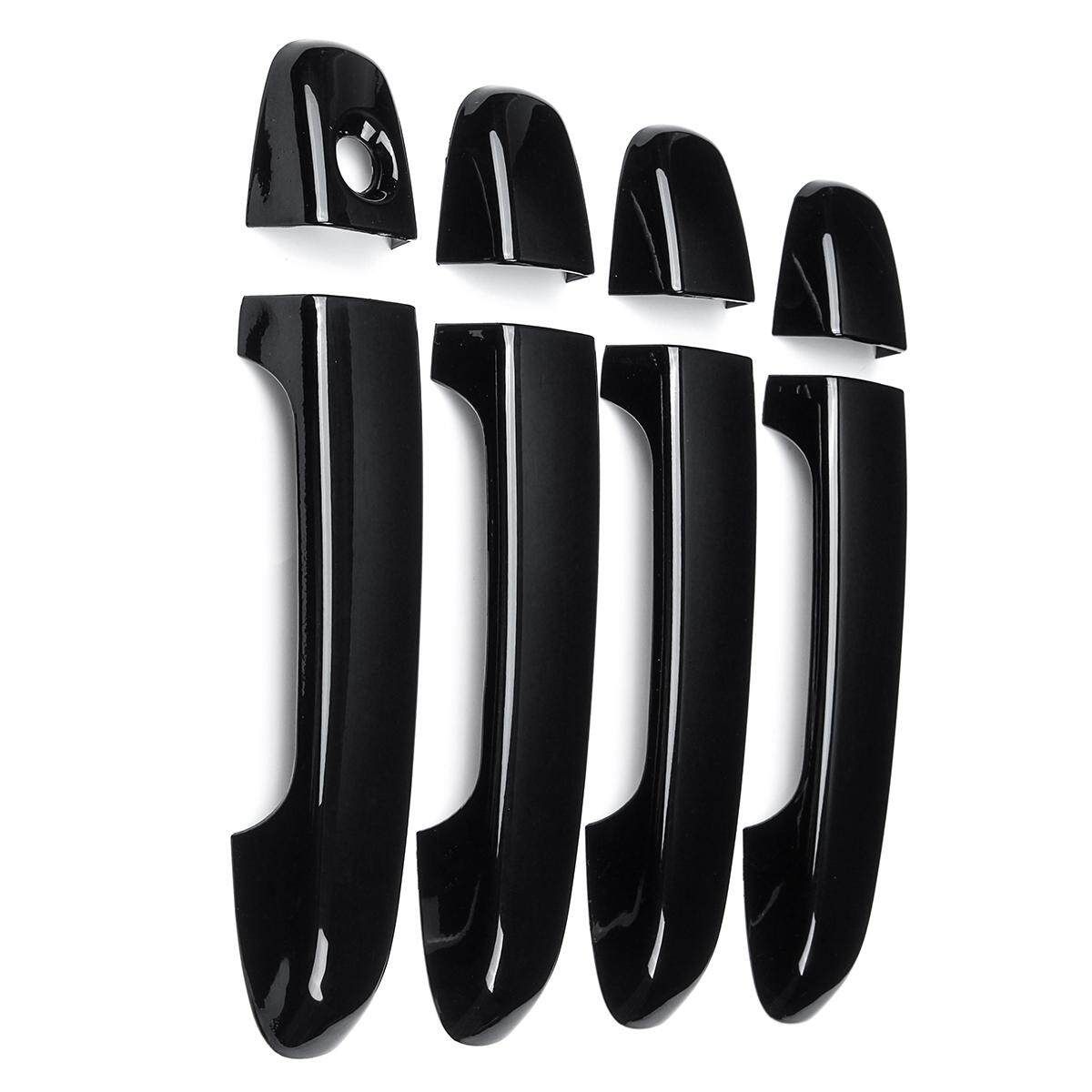 8Pcs/Set ABS Glossy Black 4 Door Handle Covers For Toyota Camry 2012-2016