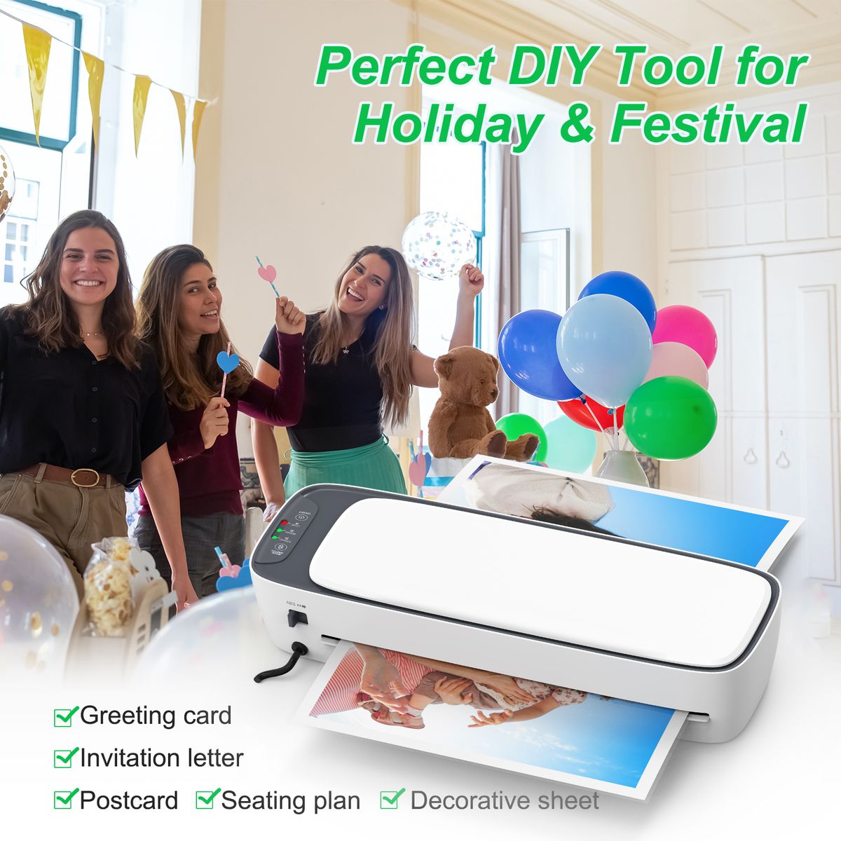 Desktop Laminator Machine Set A3 Size Multifunctional Hot