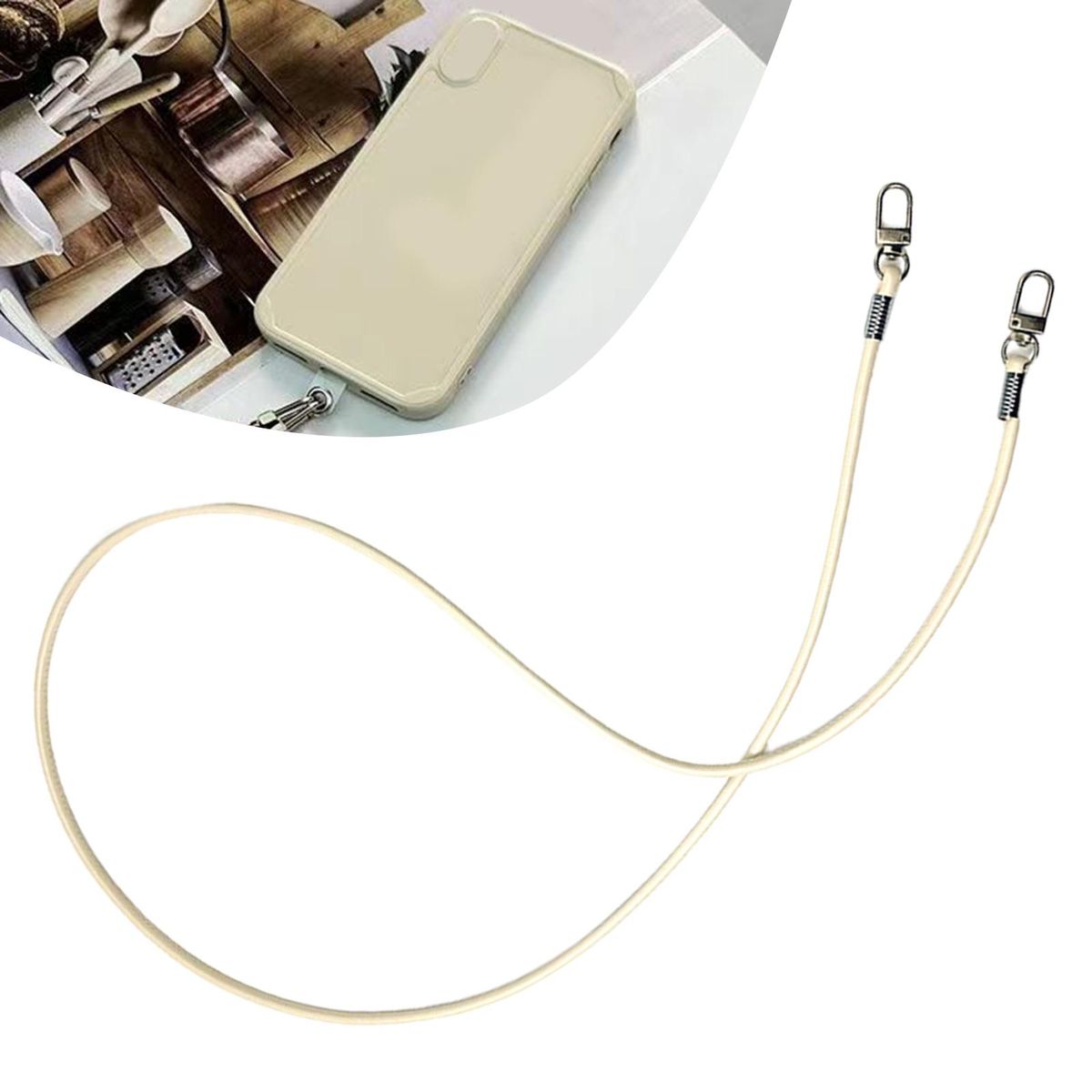 Crossbody Bag Strap Women Crossbody Bag Handbag Belt Silver and White