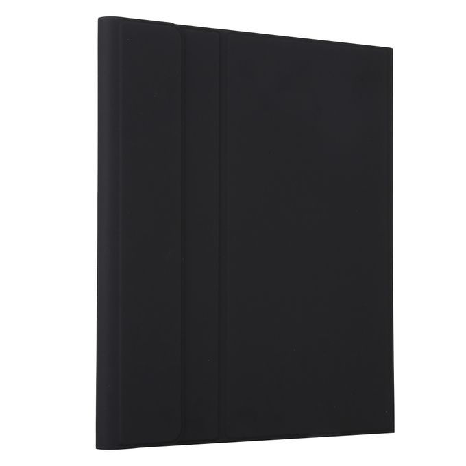 TG11BS Detachable Bluetooth White Keyboard Microfiber Leather Protective Case For IPad Pro 11 Inch (2020), With Backlight & Pen Slot & Holder (Black)