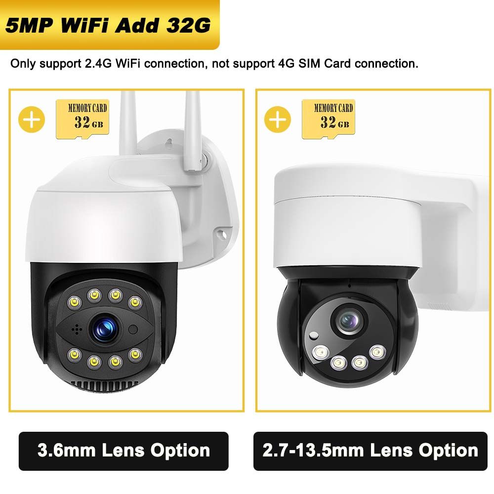 4G Sim Camera Outdoor 5MP Security Protection 4K 8MP WiFi CCTV Video Surveillance IP 5X Zoom Cam NVR AI Tracking Mini  CamHi