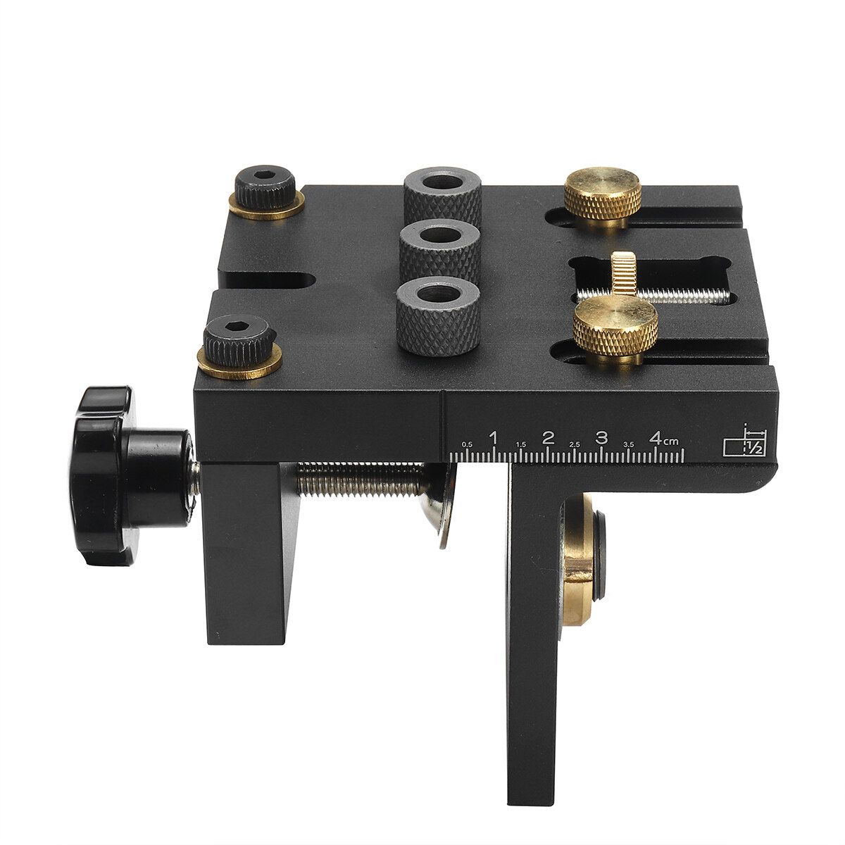 3 In 1 Doweling Jig Kit Pocket Hole Drilling Jig Detachable Drill Guide Puncher Furniture Connecting Woodworking Tools