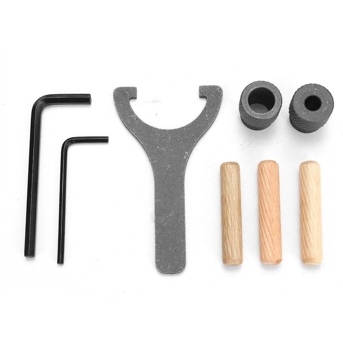 3 In 1 Doweling Jig Kit Pocket Hole Drilling Jig Detachable Drill Guide Puncher Furniture Connecting Woodworking Tools