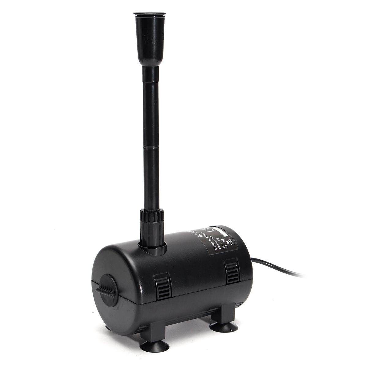 12V-24V Solar Powered Submersible Fountain Pond Brushless 1550L/H Water Pump