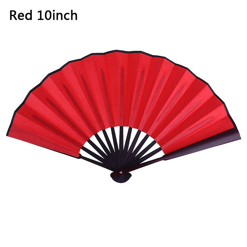 Party Fan Cloth Cloth Silk Blank Decor Held Chinese Style Folding Inch/10 Hand Wedding Products 1PCS Fan Fan 8 Sur Inch Silk