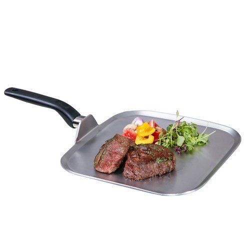 Chefwin 316 Titanium Stainless Square Frying Pan Induction