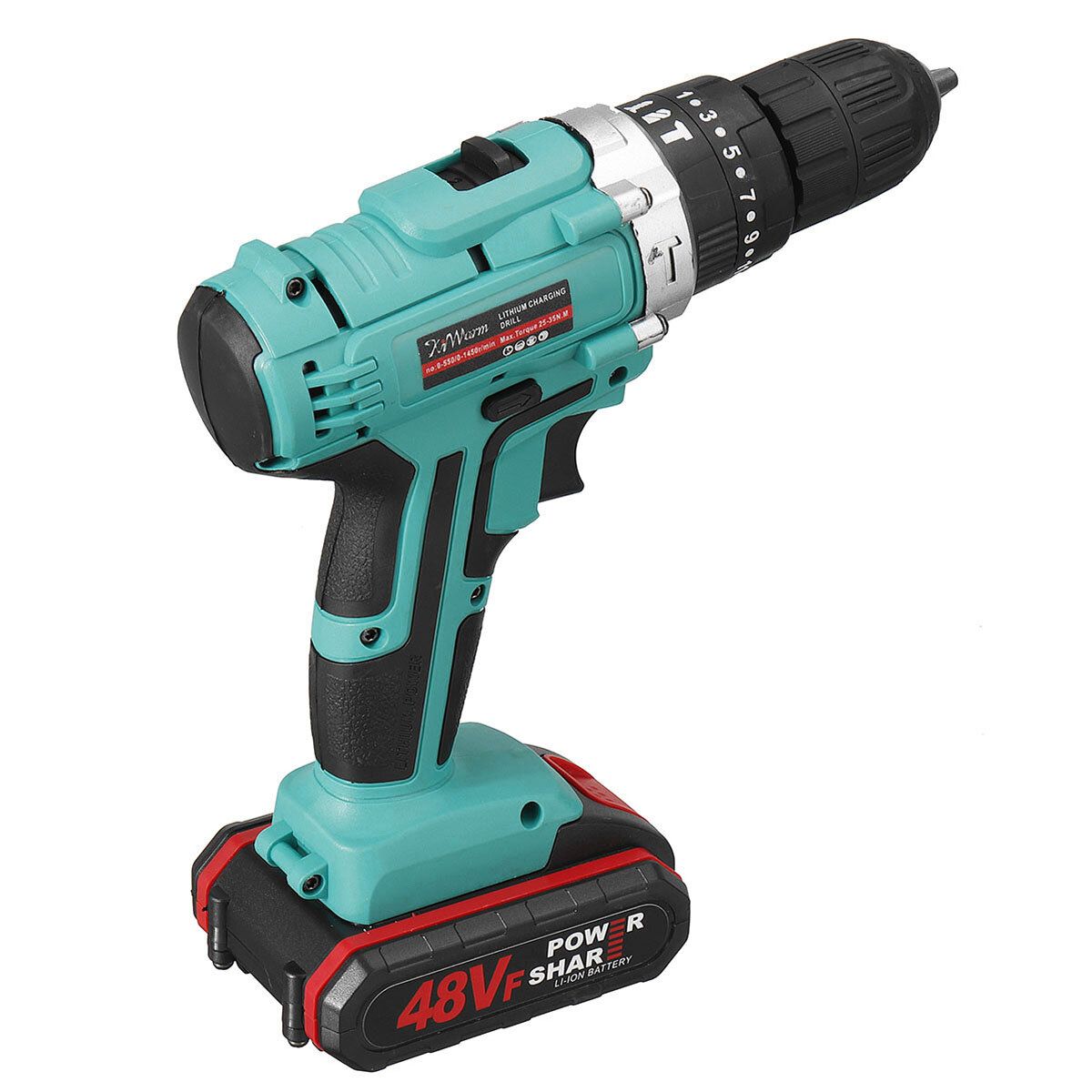 KiWarm 1200mAh 48VF Brushless Cordless Impact Drill Electric