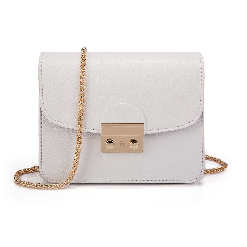 Trendy Female Crossbody Handbags - Ladies Shoulder Bag - White