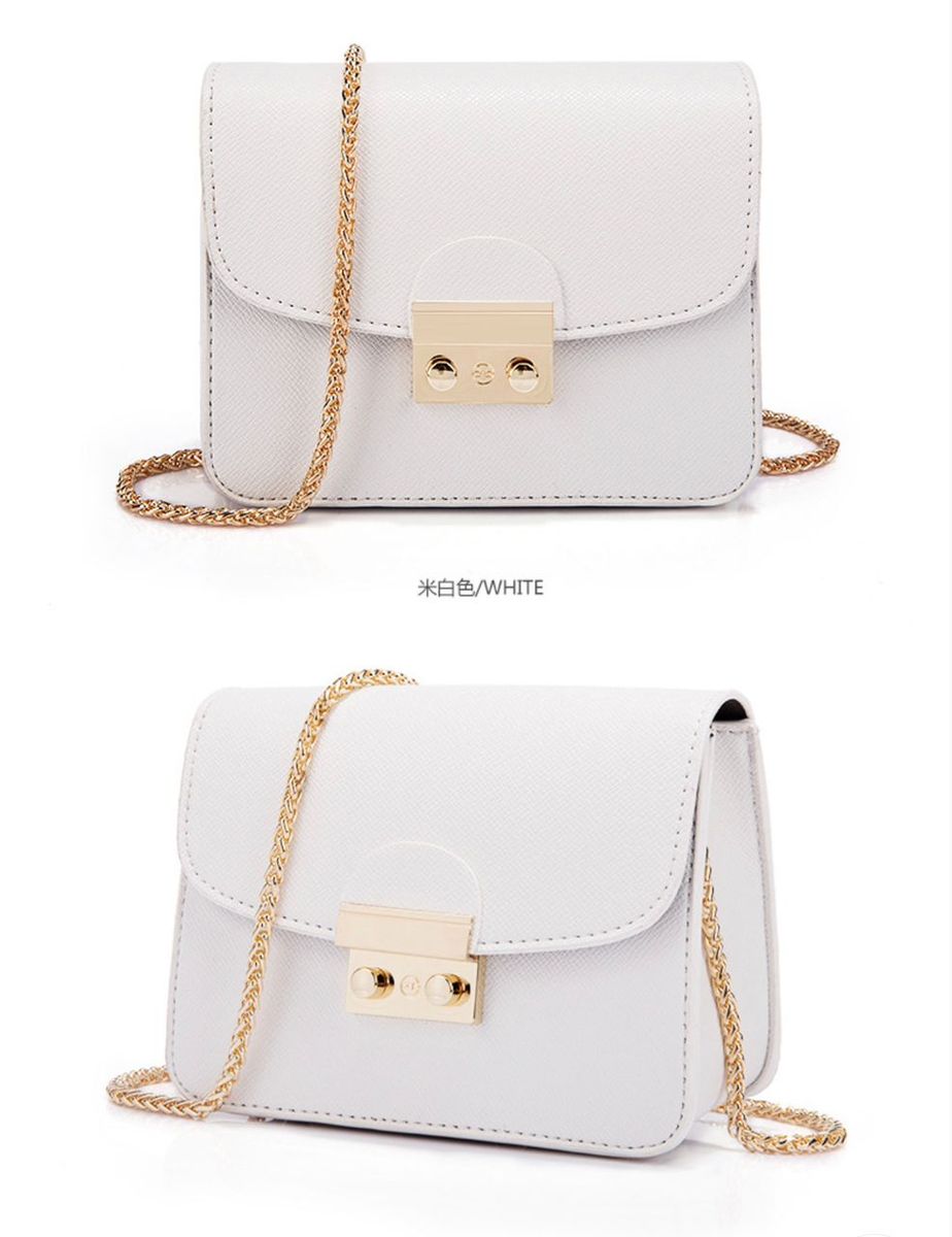 Trendy Female Crossbody Handbags - Ladies Shoulder Bag - White