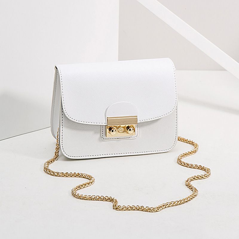 Trendy Female Crossbody Handbags - Ladies Shoulder Bag - White