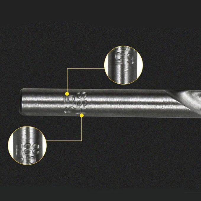 20p S 0.3-1.6mm Titanium  Oated Twist Drill Bits HSS Woodworking Tool Set-silver