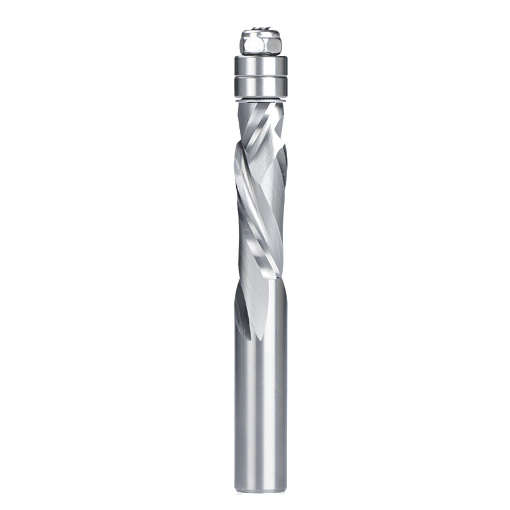 6.35/12.7mm Shank Double Guide Bearings Spiral Router Bits