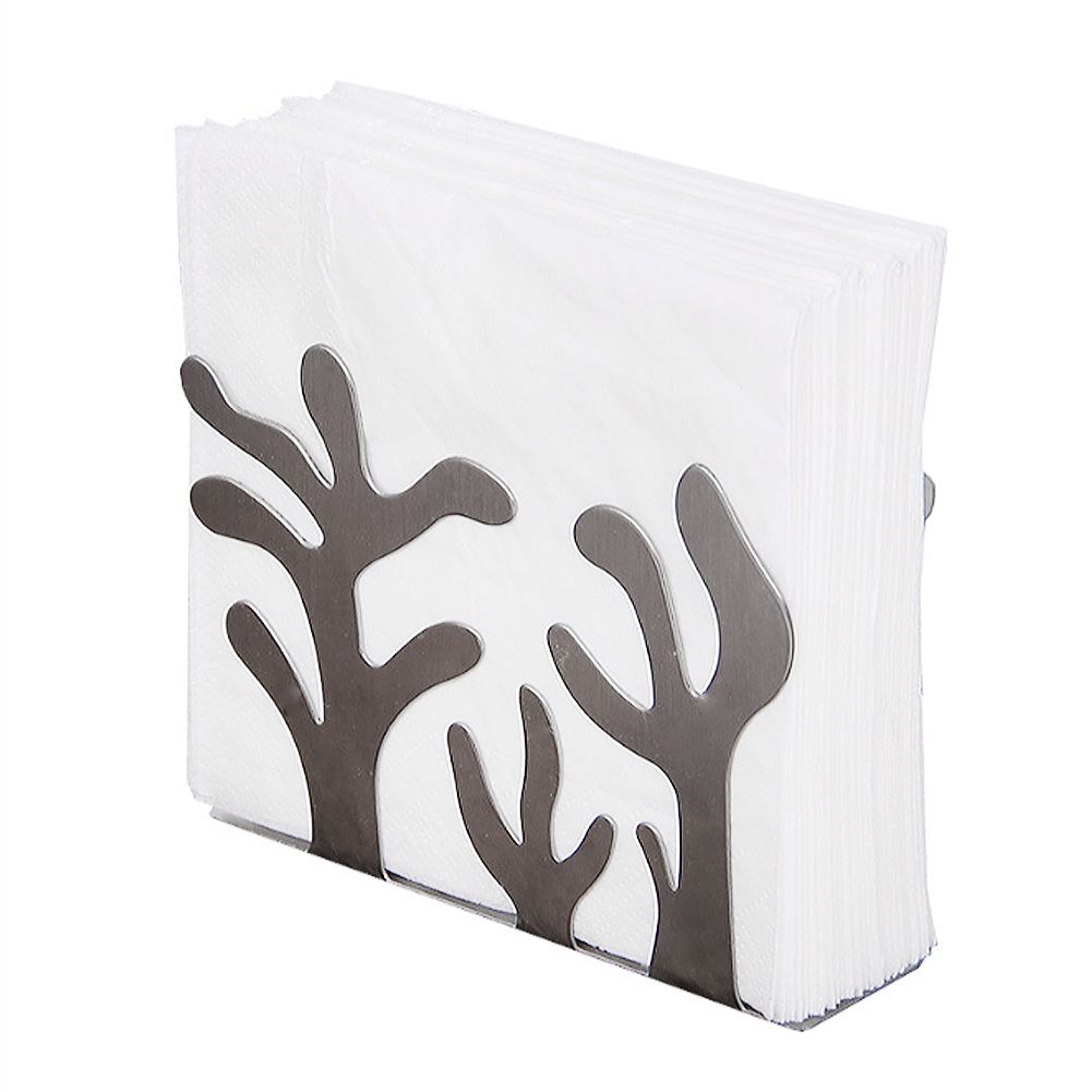 Stainless Steel Plants Shape Tissue Holder Dispenser Napkin