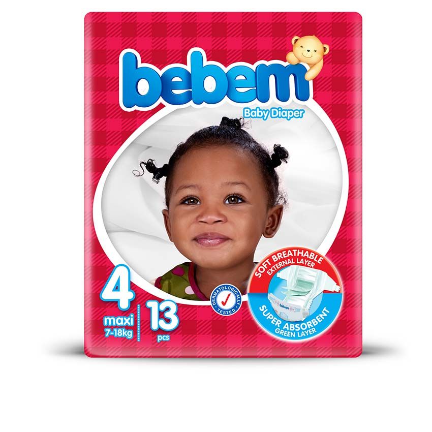 Maxi Diaper Size 4 Small Pack - 13x1