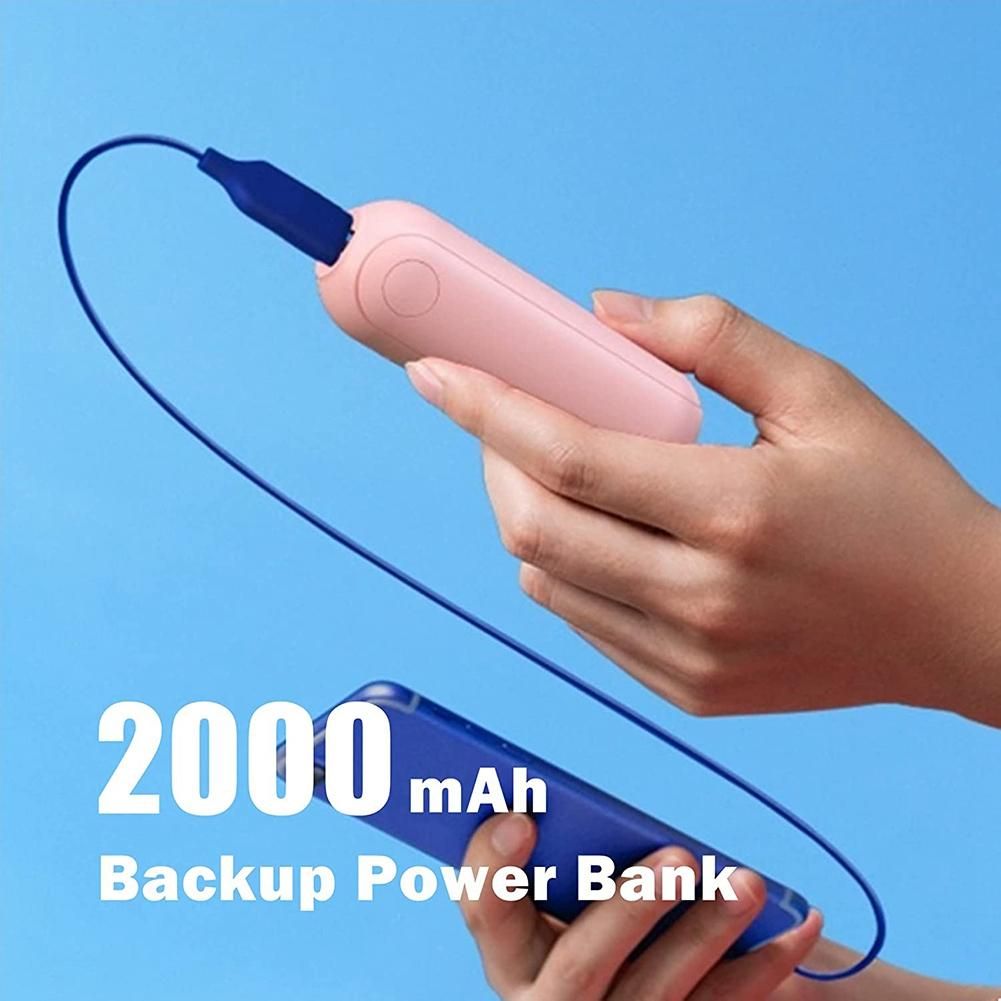 Portable Handheld Fan, Personal USB Rechargeable Fan Battery, Folding Pocket Fans Electric Hand Fan for Outdoor A