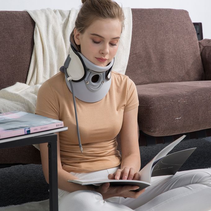 LEAMAI Inflatable Medical Neck Cervical Traction Device