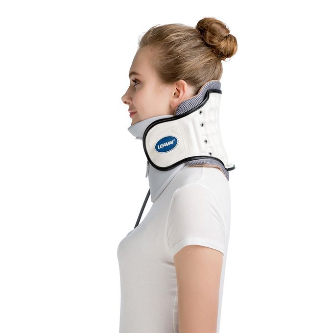 LEAMAI Inflatable Medical Neck Cervical Traction Device