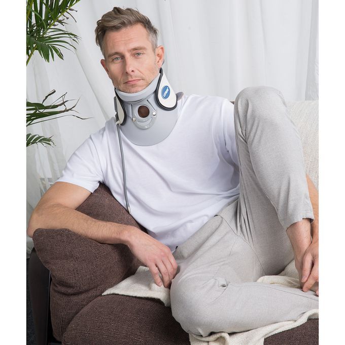 LEAMAI Inflatable Medical Neck Cervical Traction Device