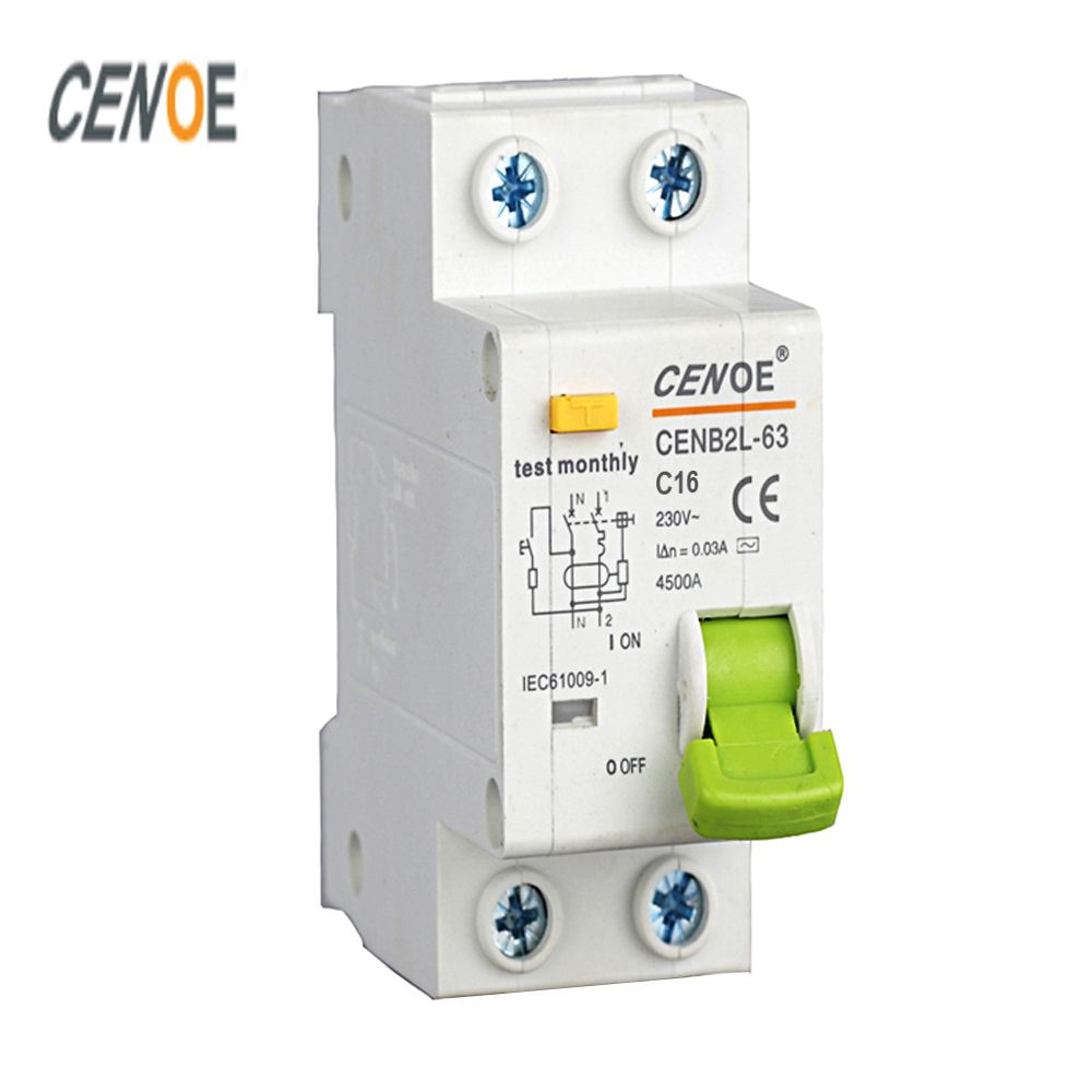 Zero Shipping High Quality Beautiful MCB Residual Current