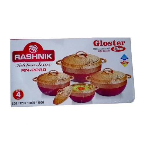 Insulated Serving Food Flask - 4 Piece Set
