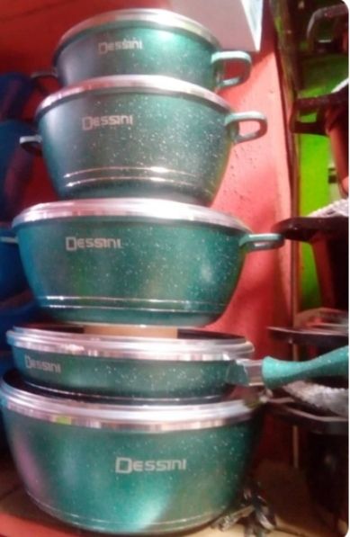 5pcs Ceramic Coating Set With Frying Pan