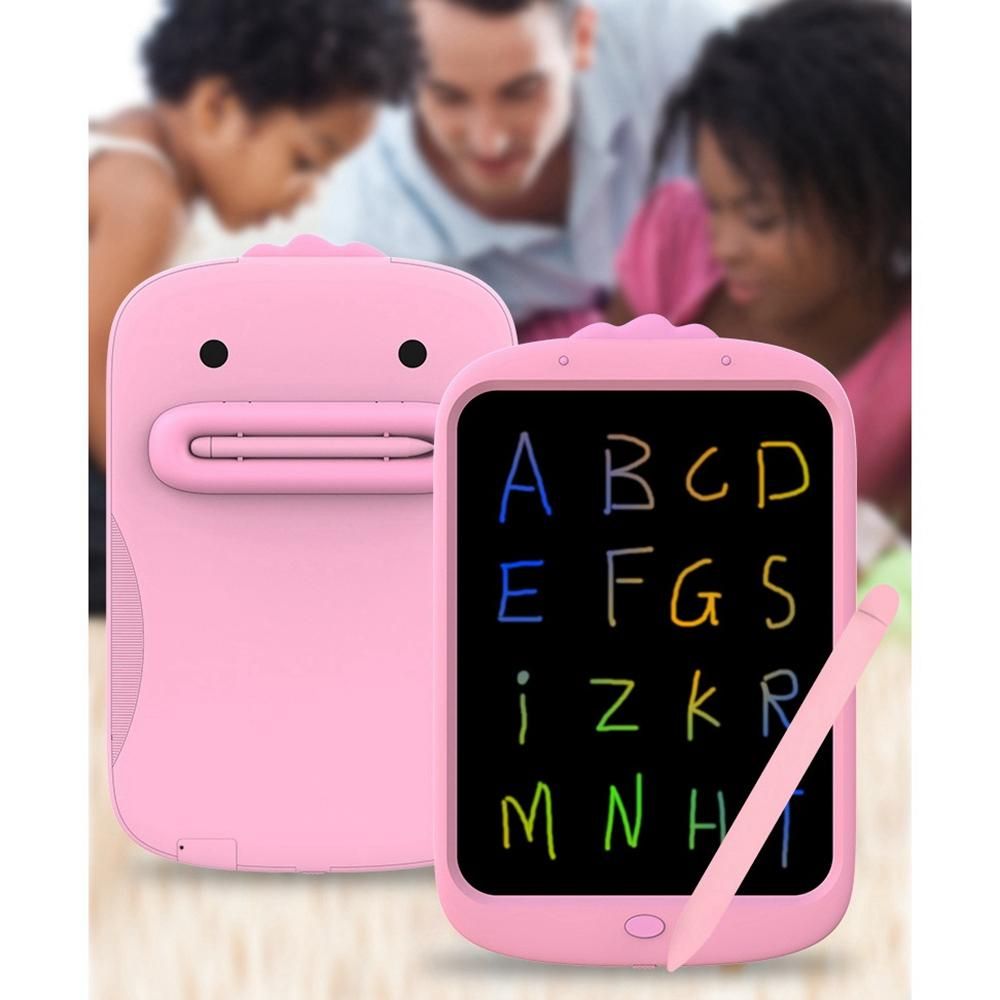LCD Writing Pad 10.1 Inch Color Toddler Graffiti Pad Drawing Pad Learning Toy for 3-6 Years Old Pink