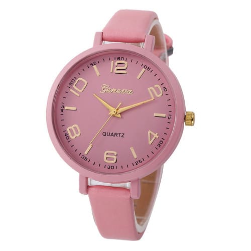 Woman Fashion Wristwatch Pink