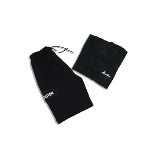 Men's (3-in-1) Rinet Workout Sleeveless Tshirt, Hoodie & Cargo Short