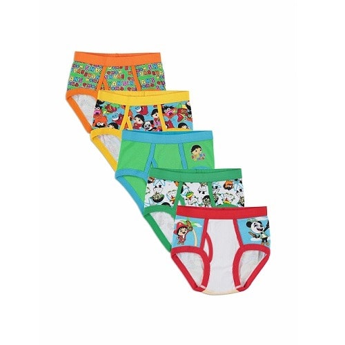 Ryan's World Boys 4-8 Brief Underwear Pants - 5 Pack