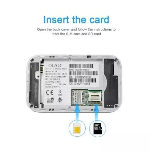 Olax 2022 Latest 4g Lte Mifi With Huge Backup Battery