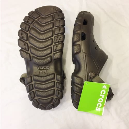 Men's Offroad Sport Crocs Sandal - Brown