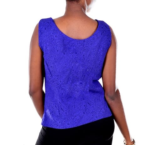Sleeveless Top - Navy Blue