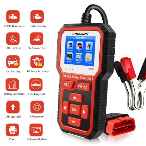 Obd2 Scanner Battery Tester - KW681