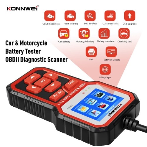 Obd2 Scanner Battery Tester - KW681
