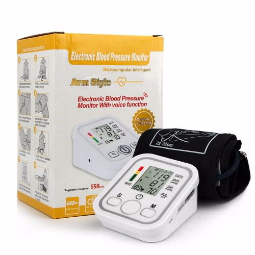 Blood Pressure Monitor With Universal Size Blood Pressure Cuff