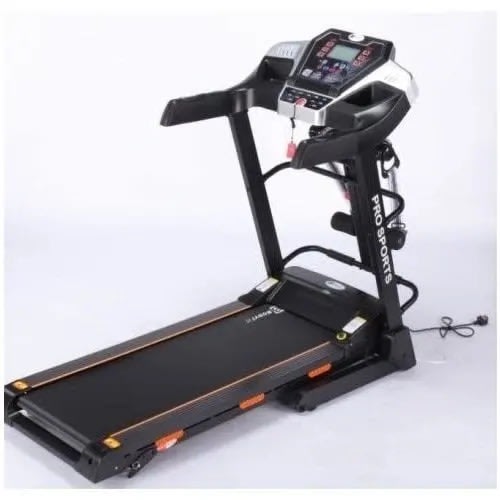 German Machine - 2hp Treadmill With Massager - Dumbbell And Twister - Max User Weight 110kg