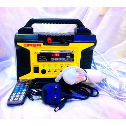 Portable Solar Bank With 15V 20watts Solar Panel
