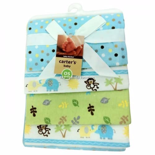 Patterned Receiving Blanket - 4 Pieces