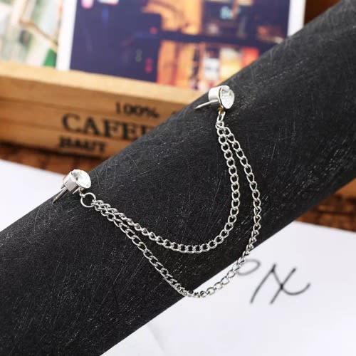 Best Men's Brooch With Free Pouch-silver
