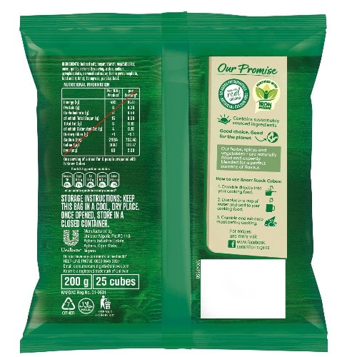 Natural Seasoning Chicken Cubes Msg Free 25x8g Twin Pack