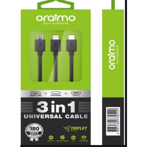 3 In 1 Universal Usb Cable Rockpow Ocd-x101