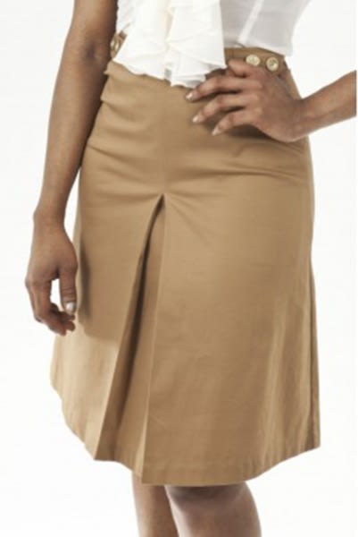 WW2 Wartime 1940s style A-Line skirt - Khaki