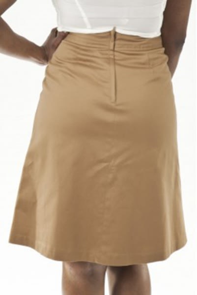 WW2 Wartime 1940s style A-Line skirt - Khaki