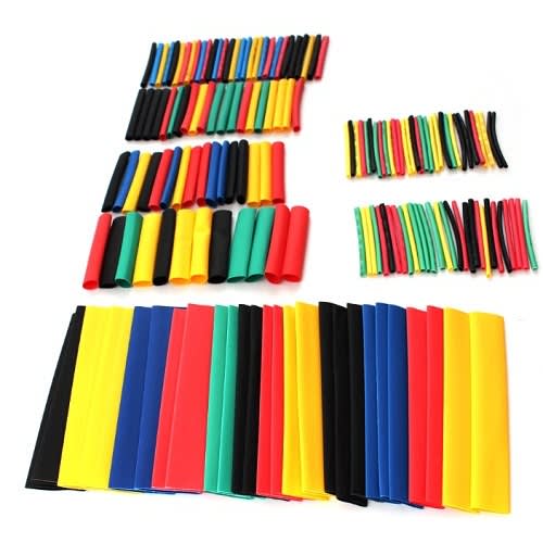 Assorted  Heat Shrink Wire And Cable Insulation Tube - 328 Pcs