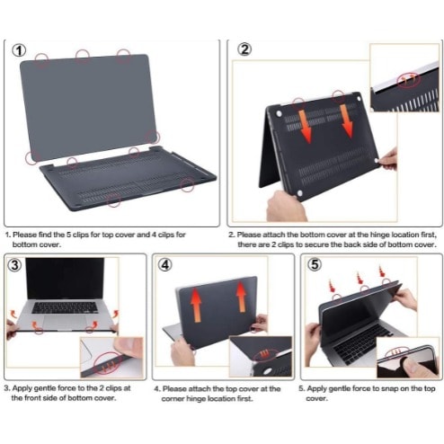 Case For Macbook New Pro 15" - 2016 To 2021 - Wine