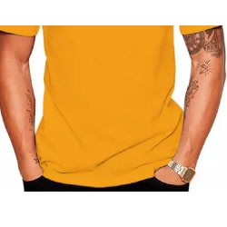 Wine Later Cotton T-shirt - Yellow